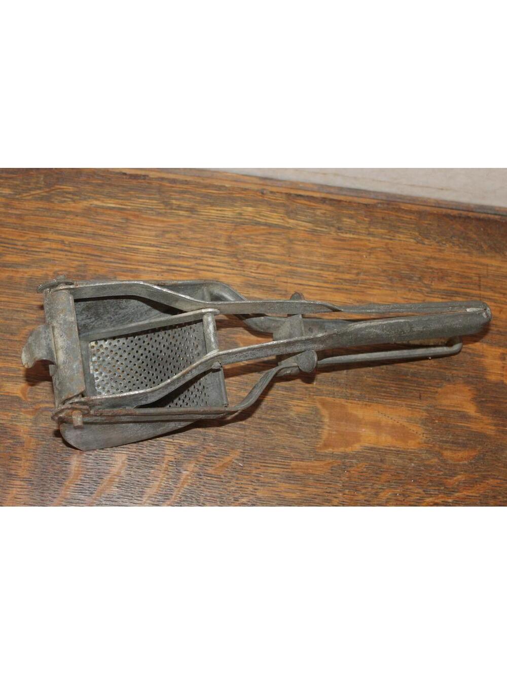 Vintage Primitive Potato Masher Ricer Strainer Juicer